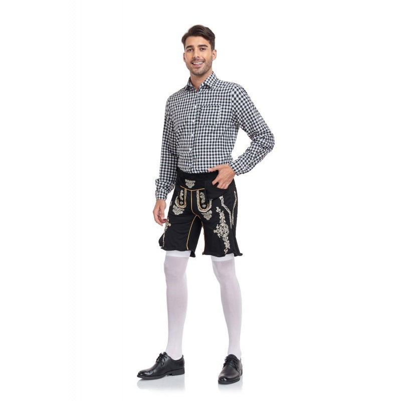 Jaxson - Traditionelles kariertes Oktoberfest-Hemd für Herren