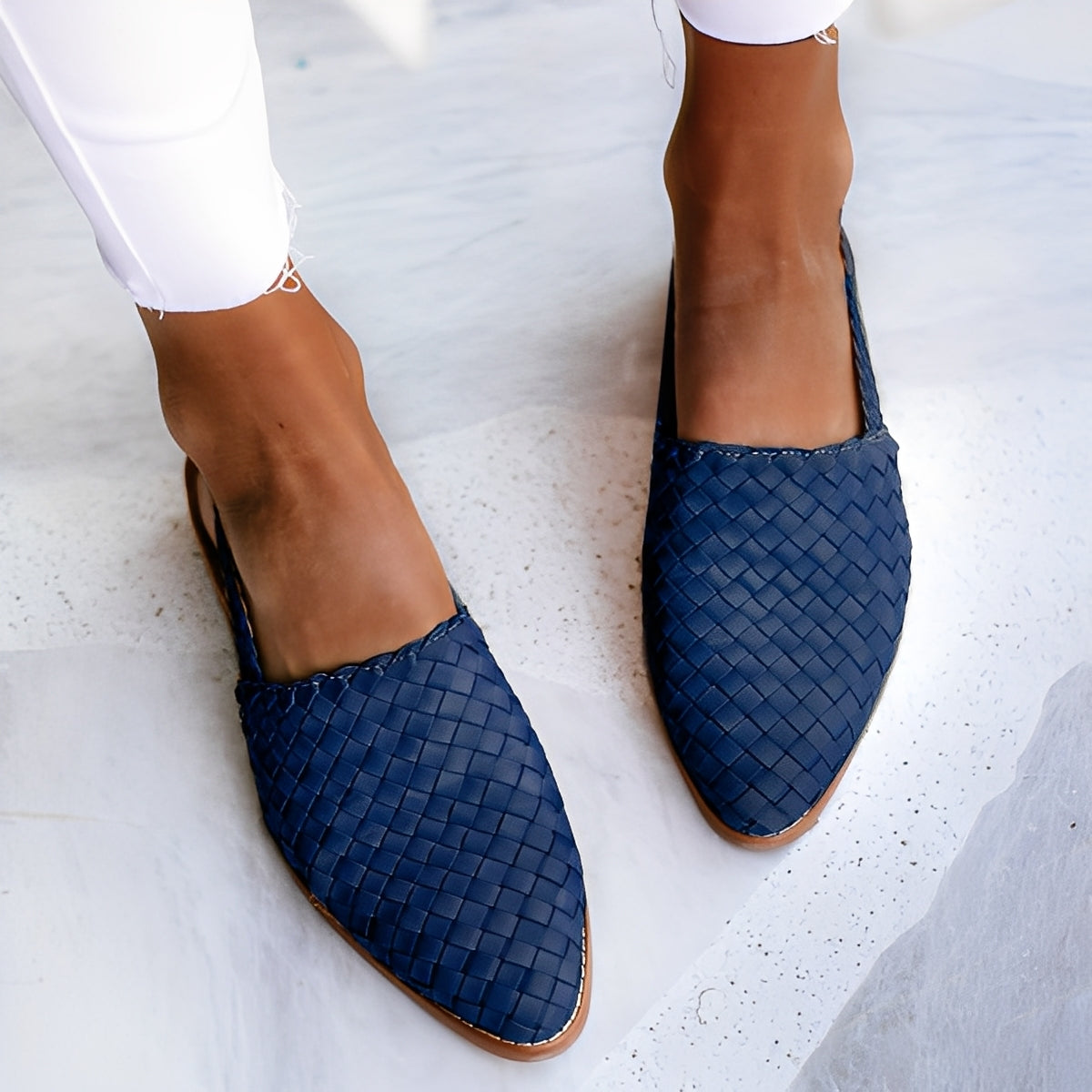 Shirley - Modische Damenflats mit spitzem Design