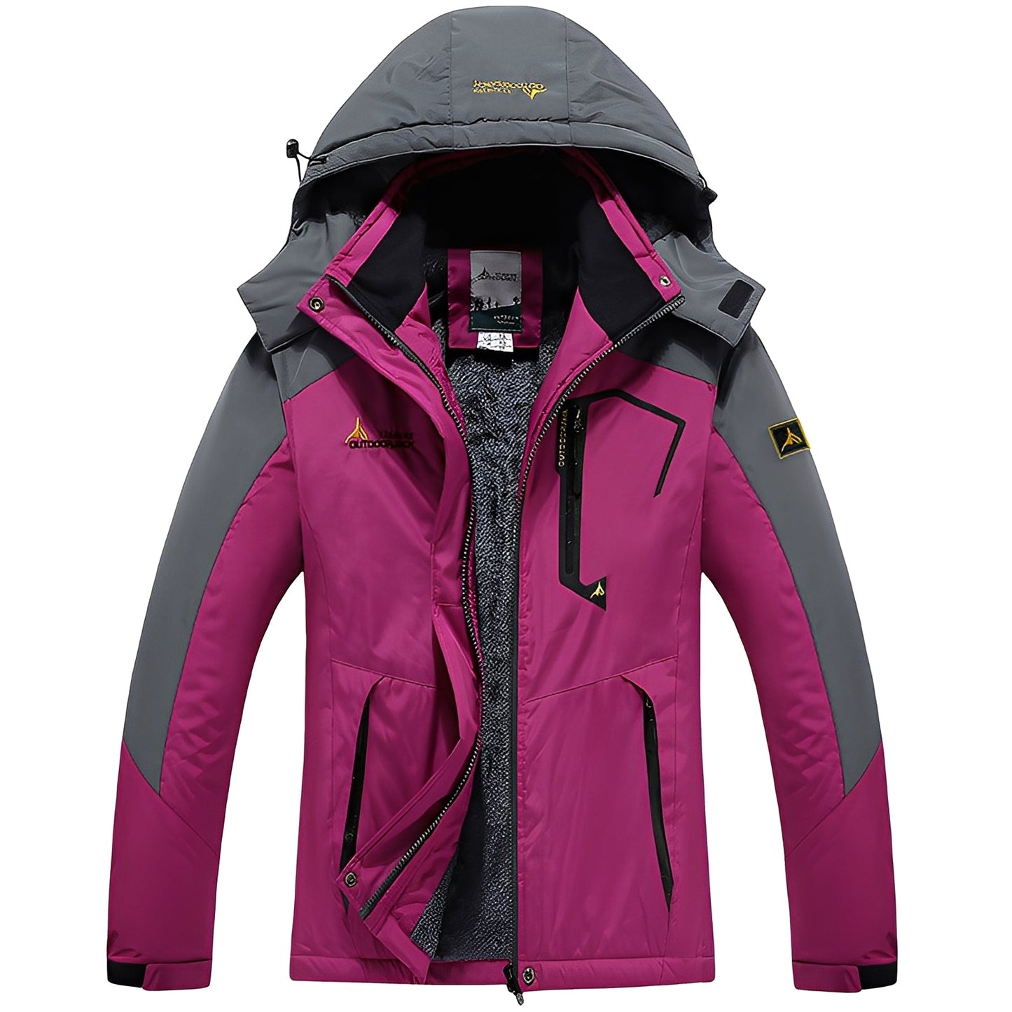 Heather - Trendige, warme Winterjacke für Damen mit Fleece-Imitat