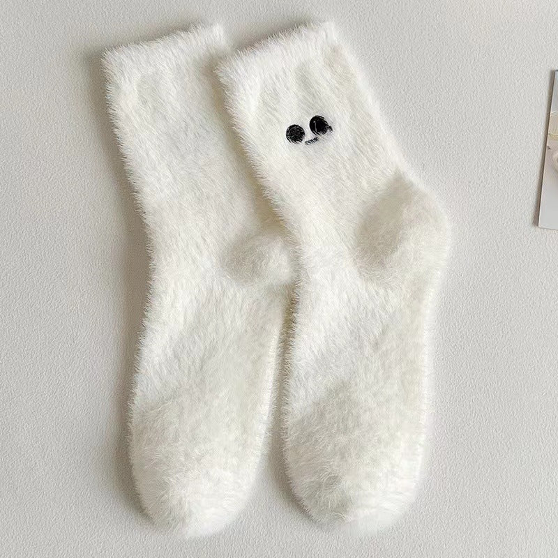 Catherina - Bezaubernde, mittellange Damen-Kuschelsocken