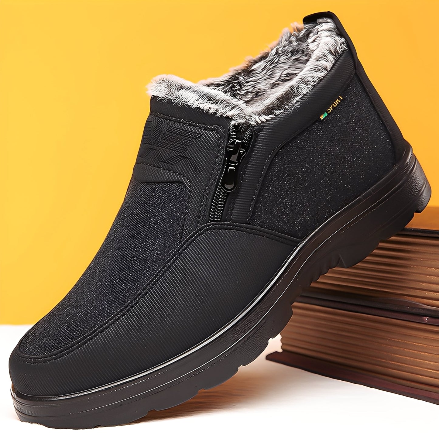 Konnor - Moderne Herren-Winterboots mit Fleece-Futter
