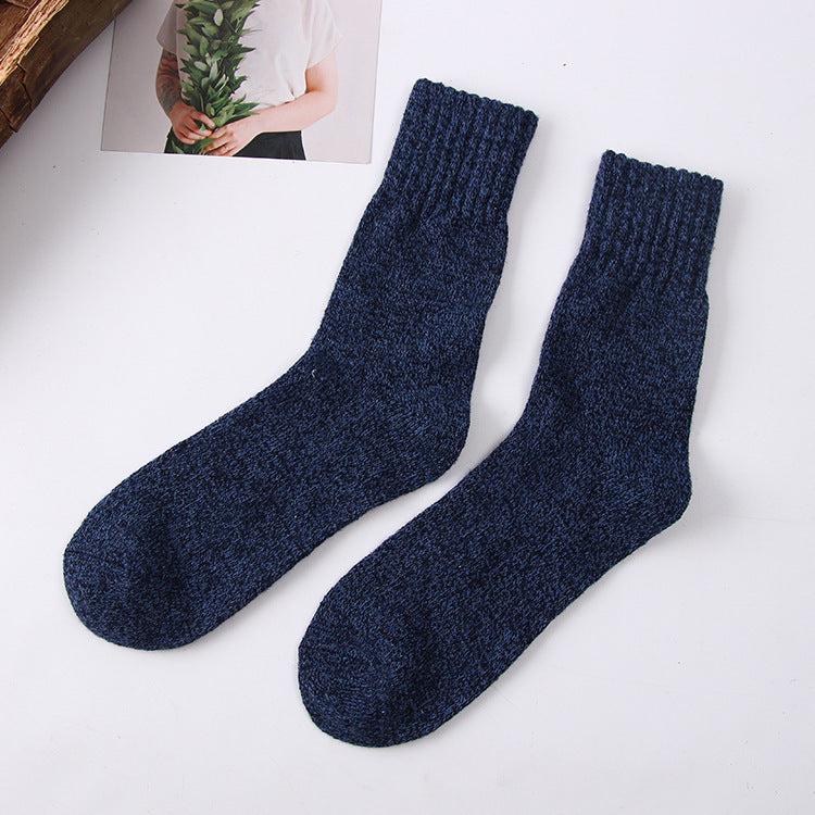 Jason - Kuschelig warme Wollsocken aus Frottee für Männer im Winter