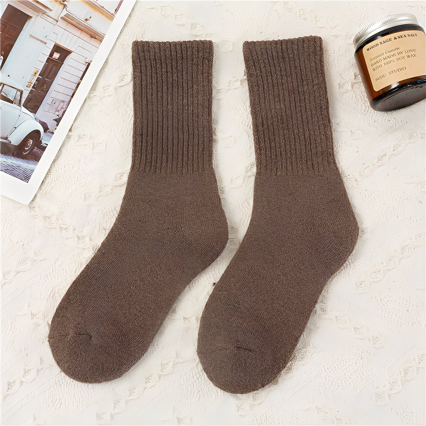Carmella - Unisex-Socken, warm, dick und gemütlich