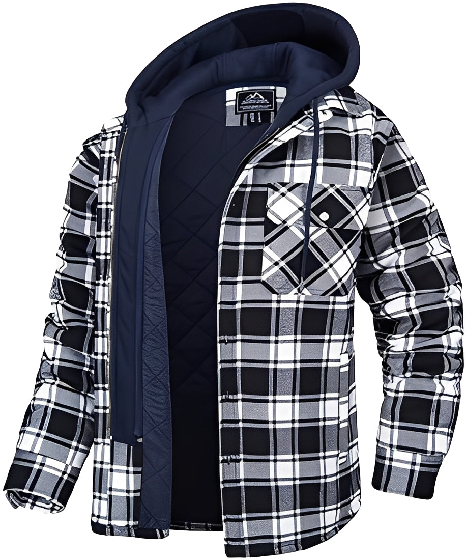 Roswell - Freizeitjacke für Herren im Karomuster