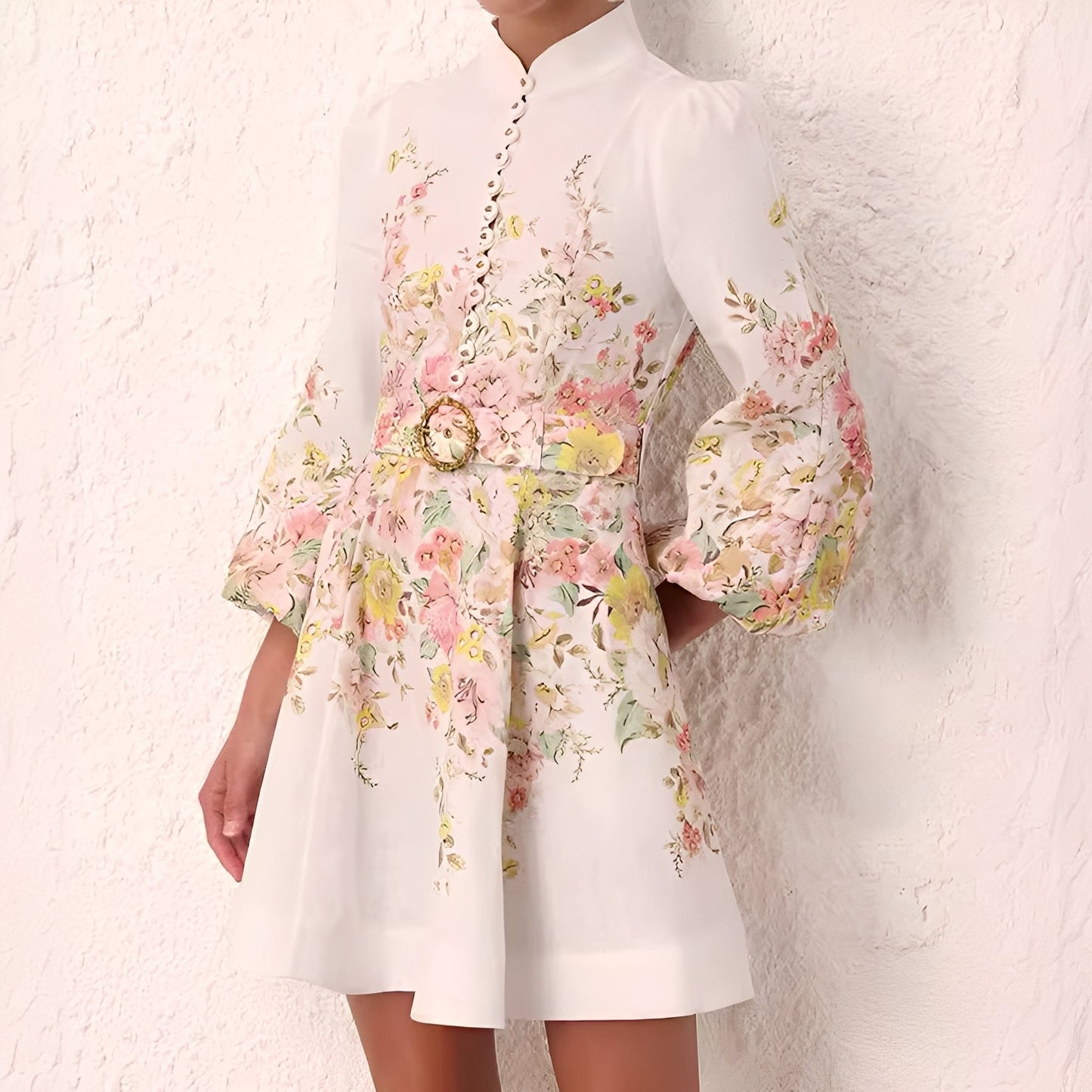Debra - Schickes Minikleid mit Knöpfen für Damen