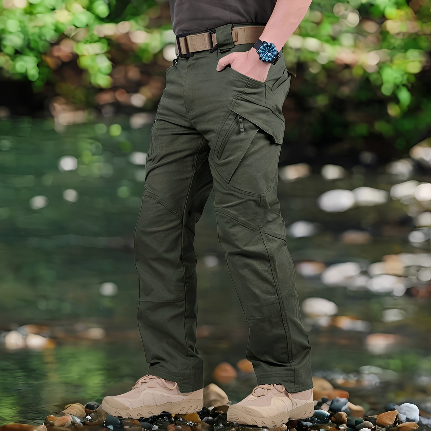 Matteo - Taktische Cargohose mit geradem Schnitt für Herren