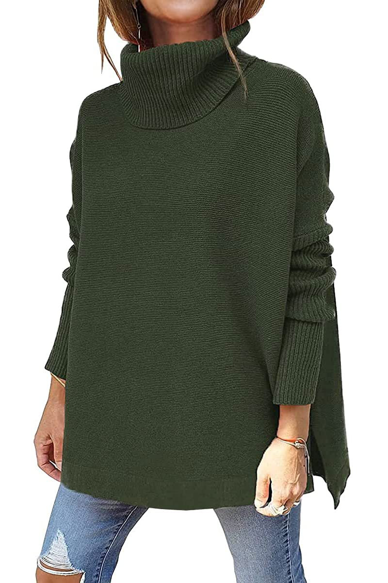 Macey - Damen-Wollpullover mit hohem Kragen für extra Wärme