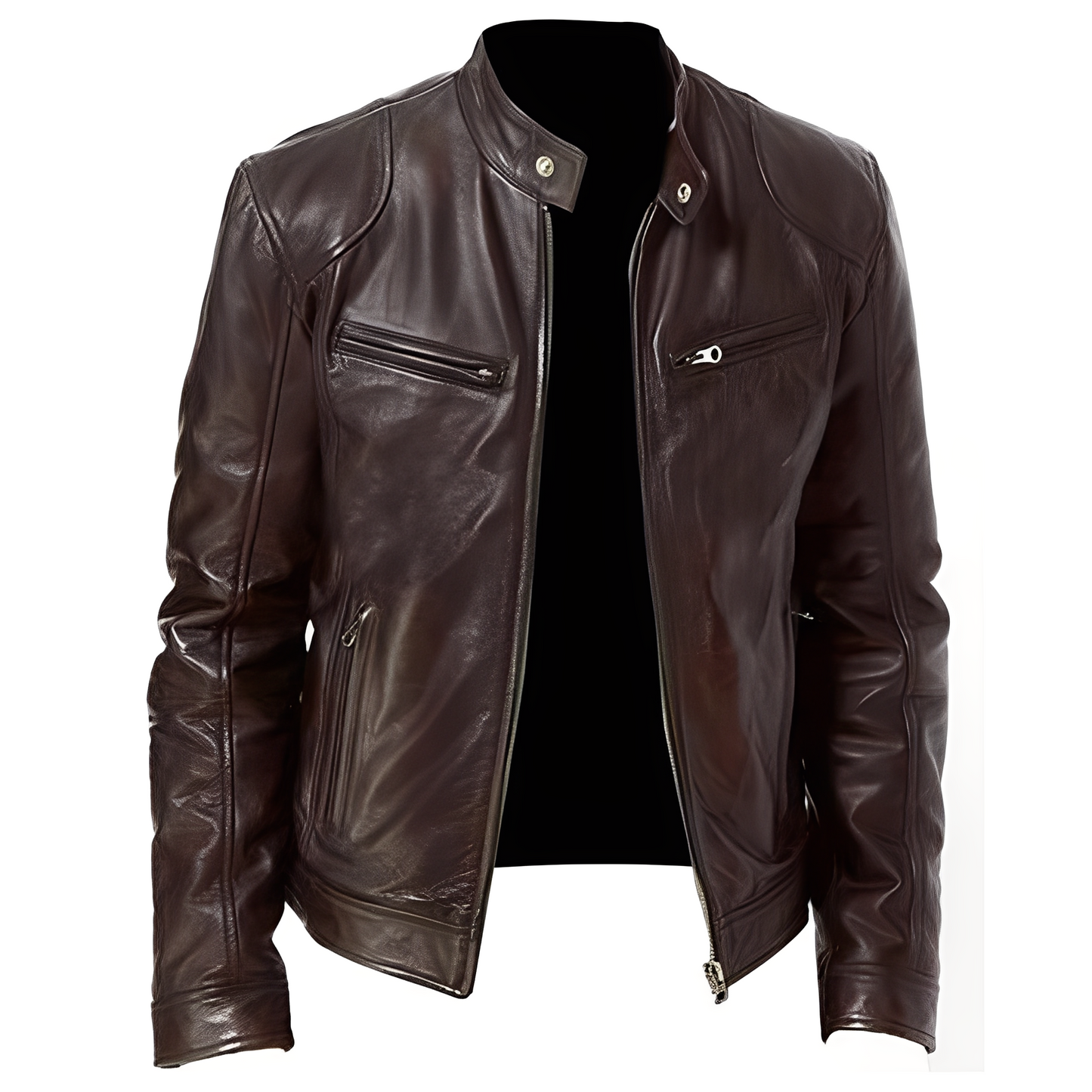 Jaron - Trendige Herrenjacke aus Kunstleder