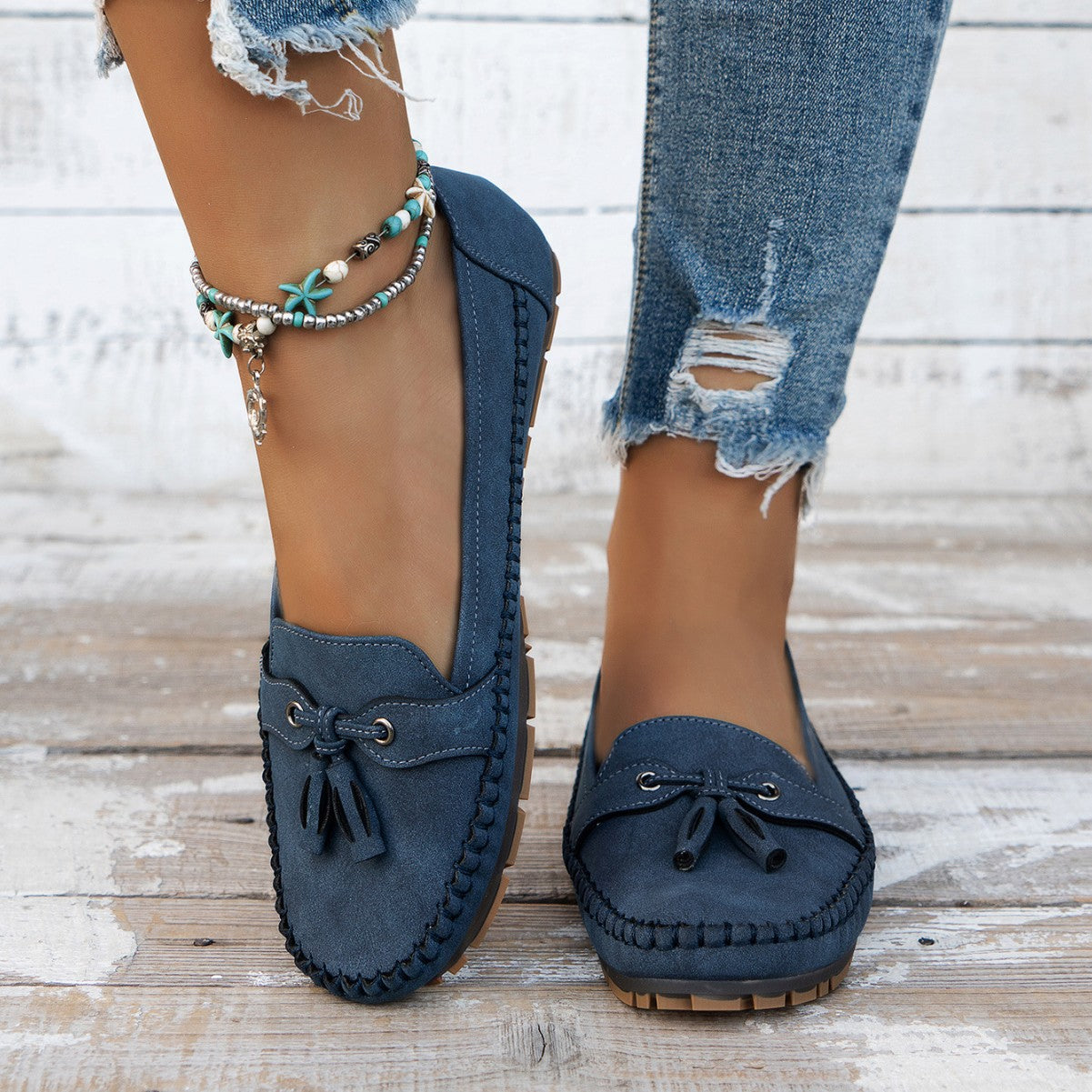 Megan - Komfortabler orthopädischer flacher Damenschuh