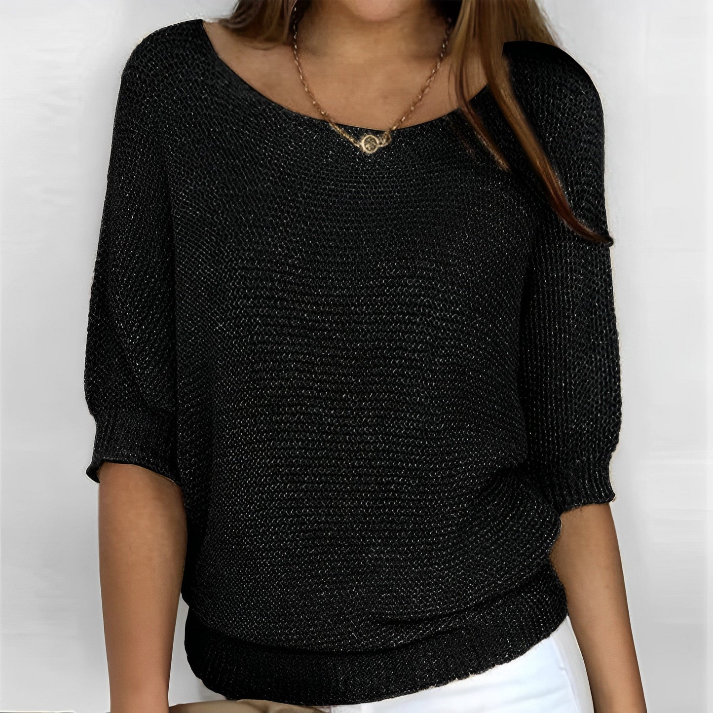 Leonie – Elegantes Halfter-Pullover-Shirt