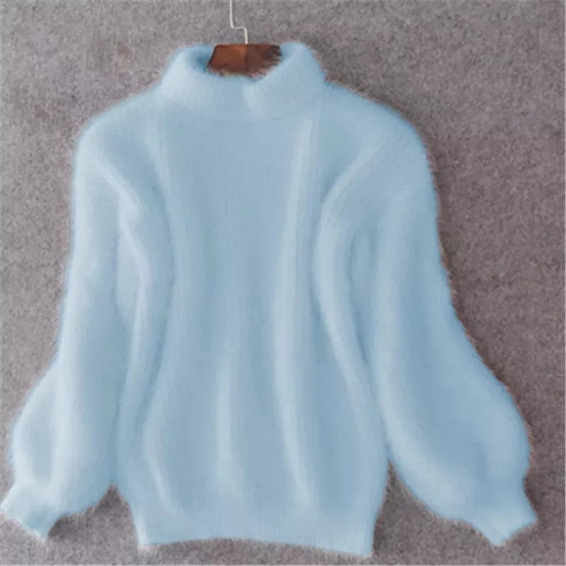 Brenda – Vintage Pullover im Angorastil