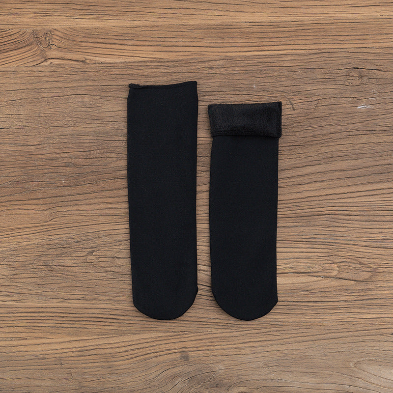 Gloria - Flauschige Samt-Wintersocken für Damen