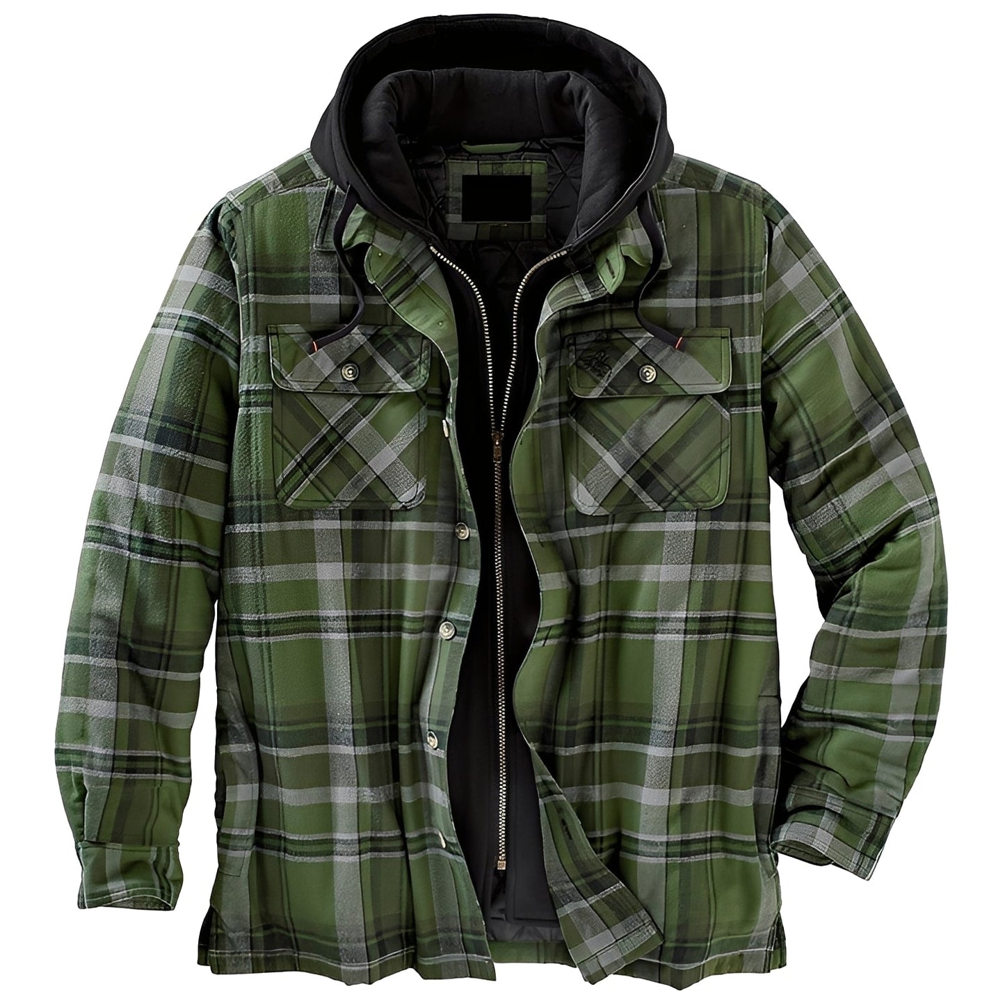 Denzil - Bequeme Herrenjacke aus Flanell mit Karomuster