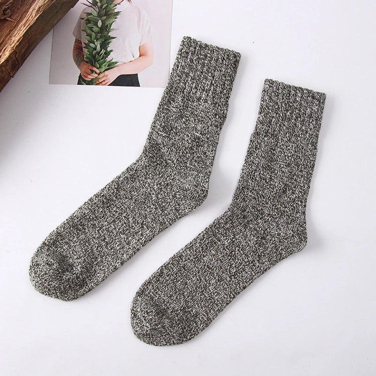 Jason - Kuschelig warme Wollsocken aus Frottee für Männer im Winter
