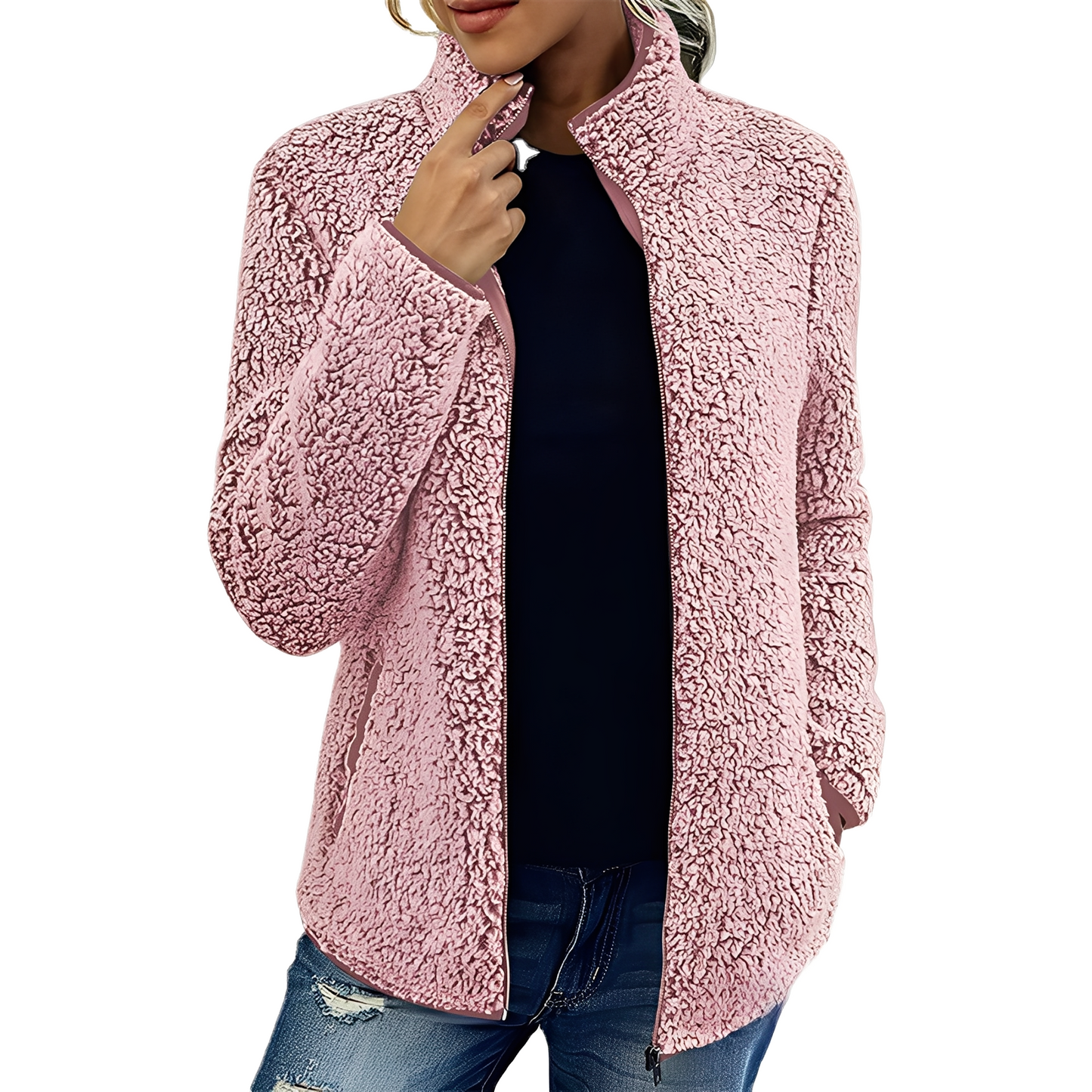 Larissa - Stilvolle und warme Damen-Fleecejacke