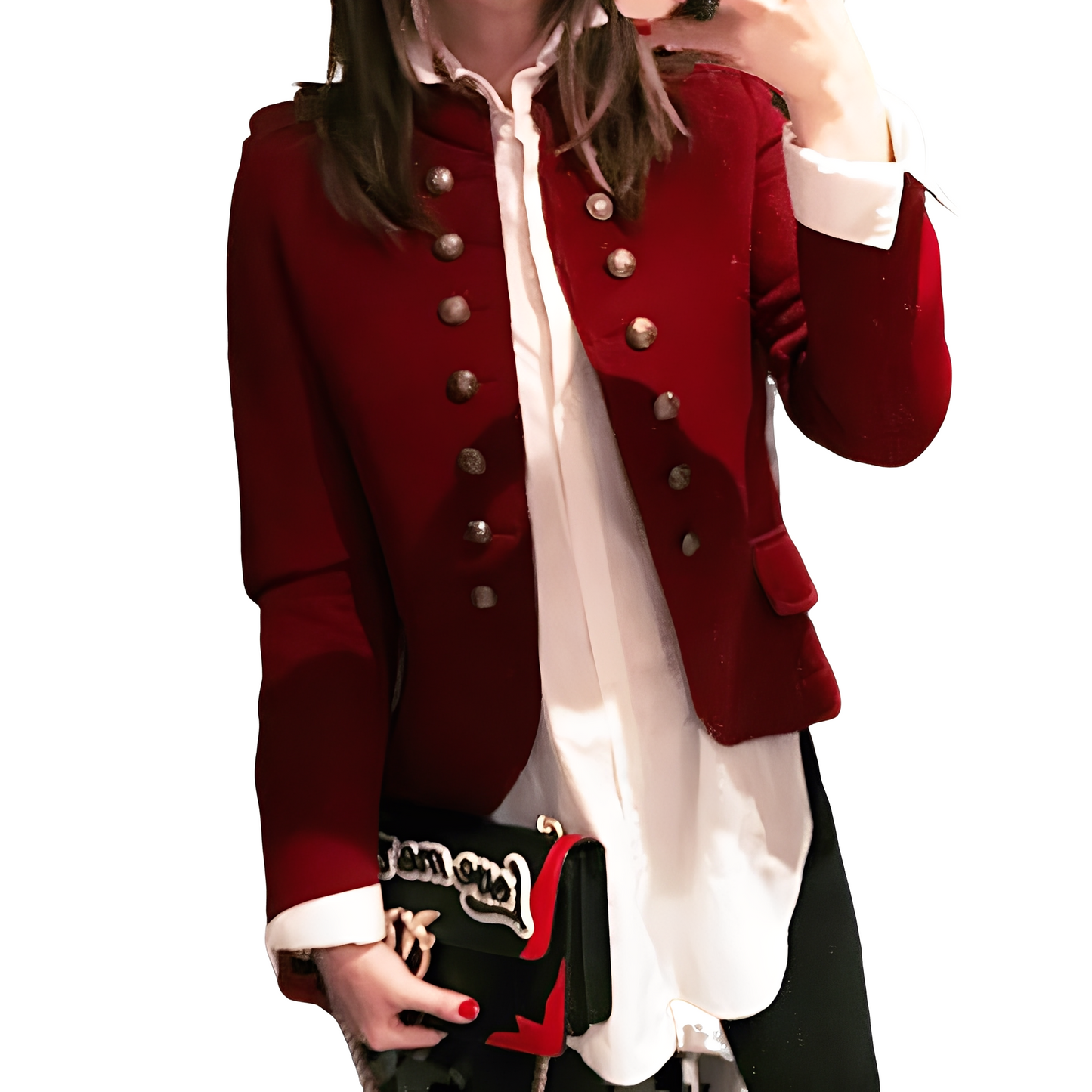 Rhoda - Eleganter Damenblazer mit Stehkragen