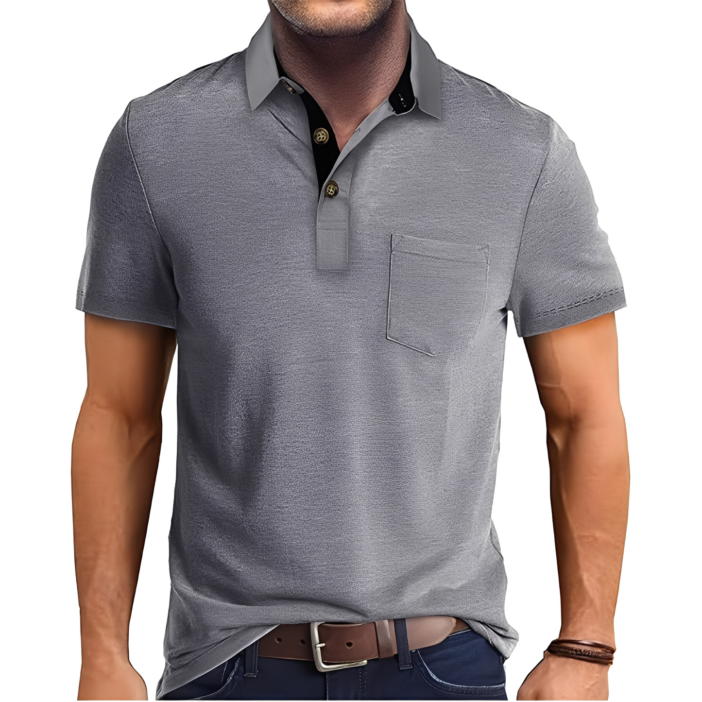Abner - Traditionelles Herren-Poloshirt mit kurzen Ärmeln