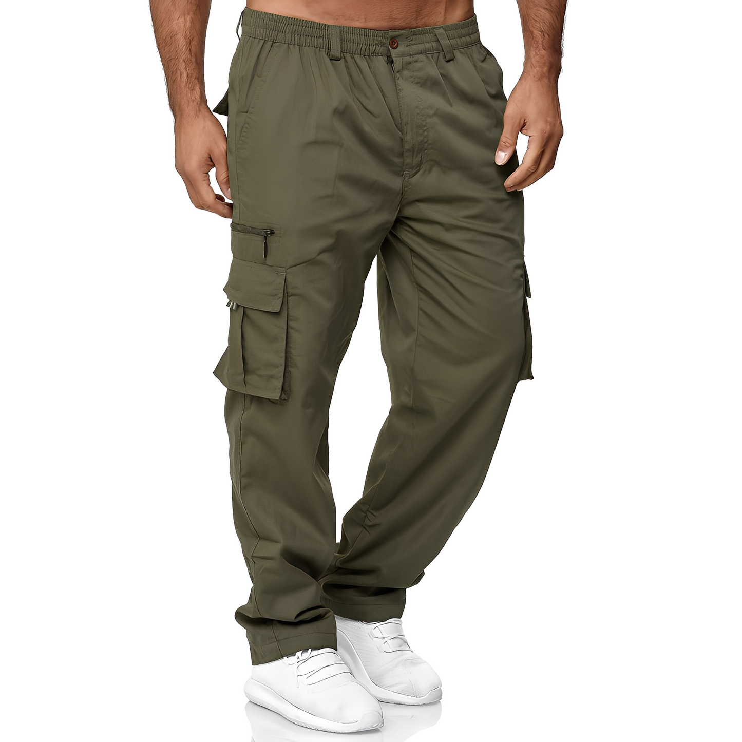 Randolf - Bequem weite Cargo-Hose für Männer