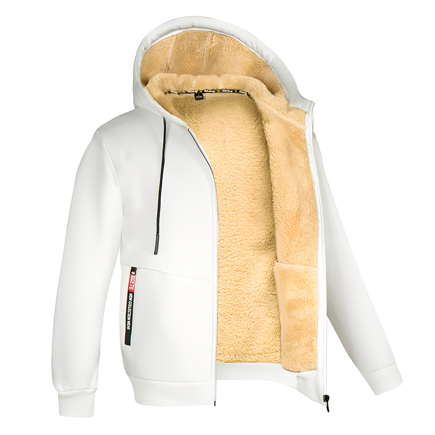 Davin - Gemütliche Fleecejacke für Männer mit Kapuze