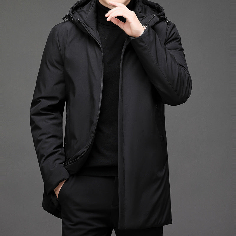 Gerrard - Warme Herrenjacke mit Kapuze