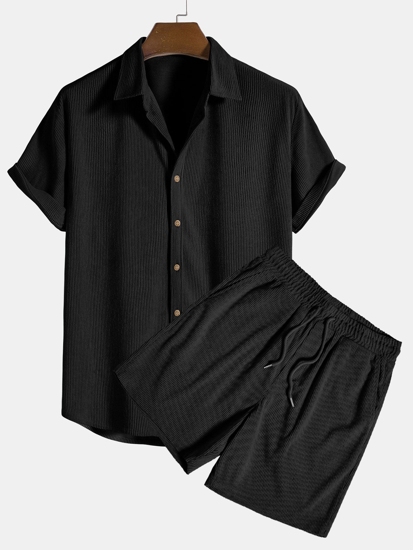 Azrael – Anzug Gerippte Hose Herren