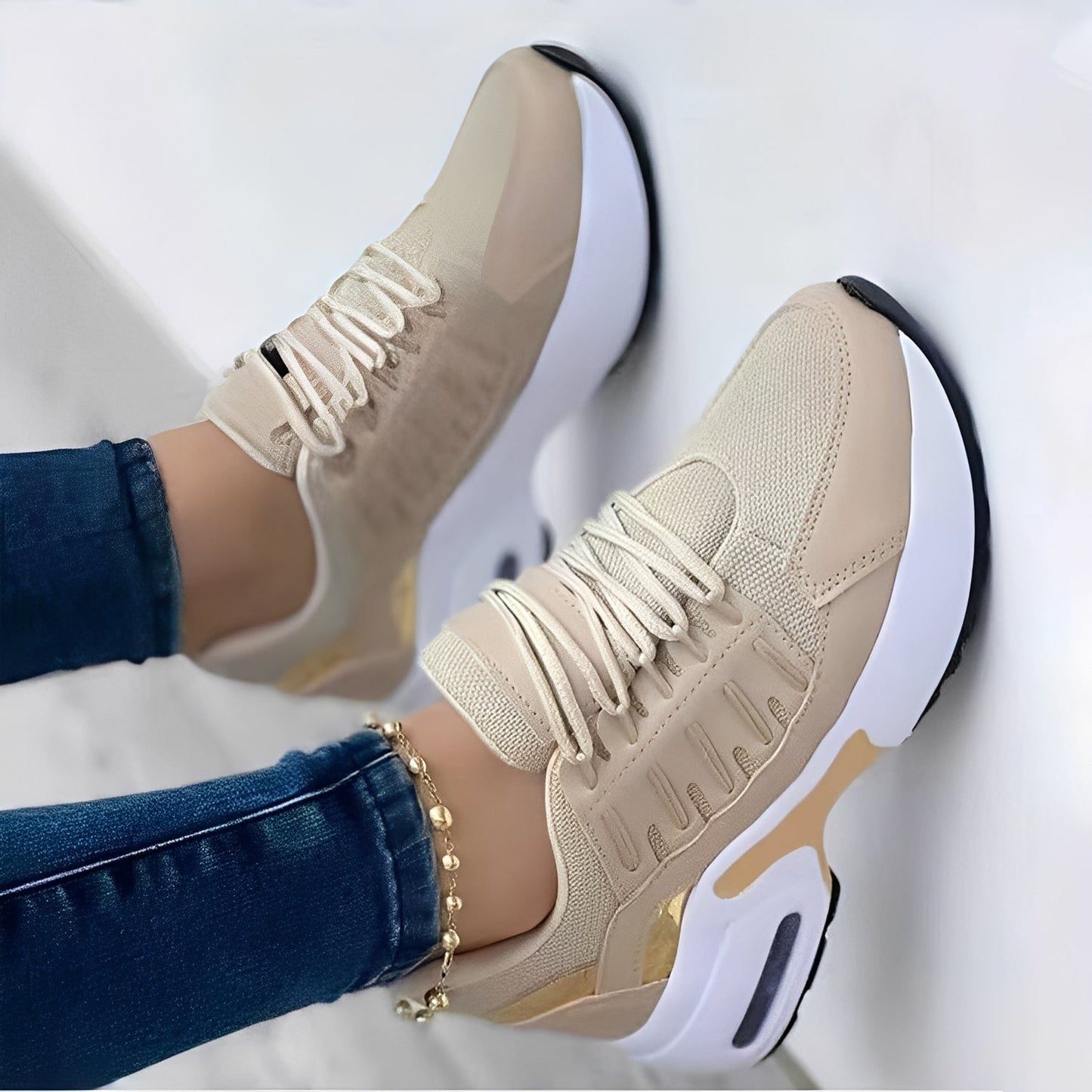 Evaline - Bequeme Mesh-Sneaker für Damen