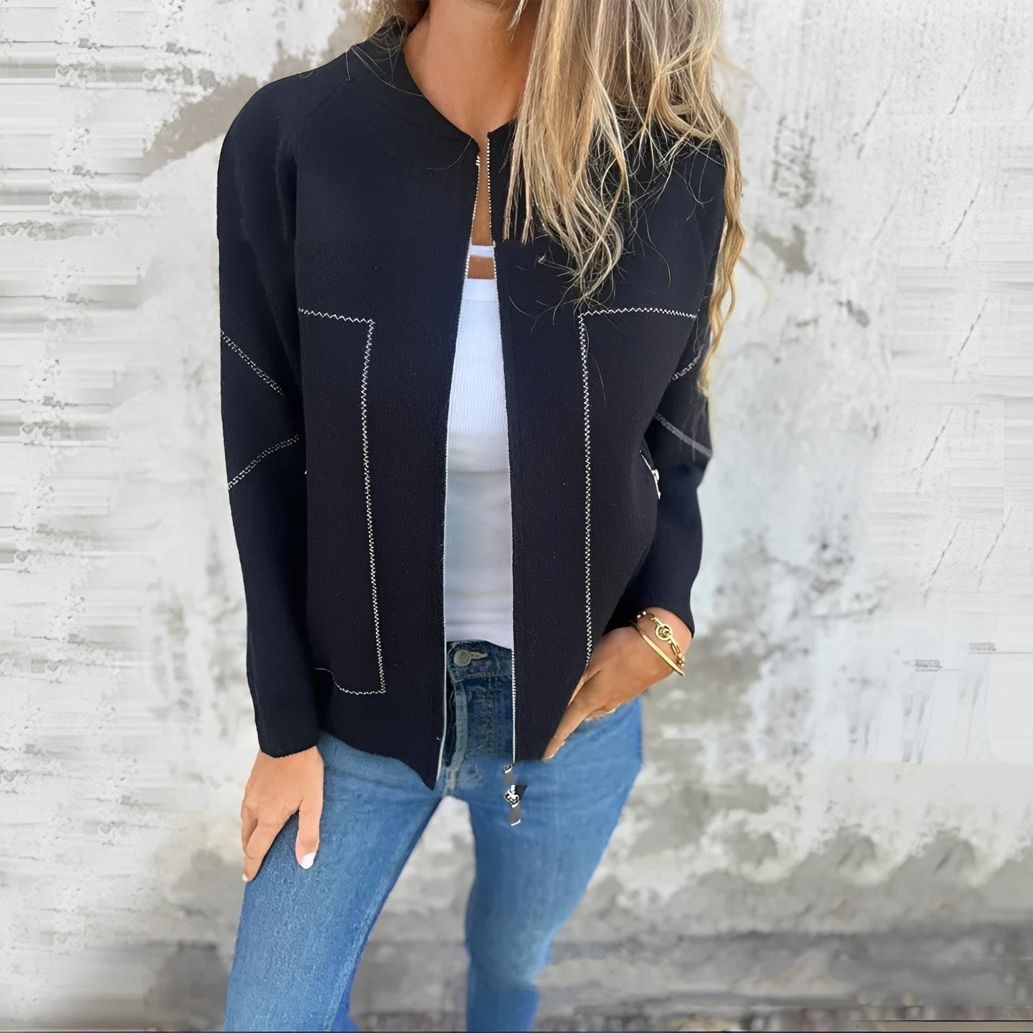 Chelsea - Schicke Damenjacke mit Zipper