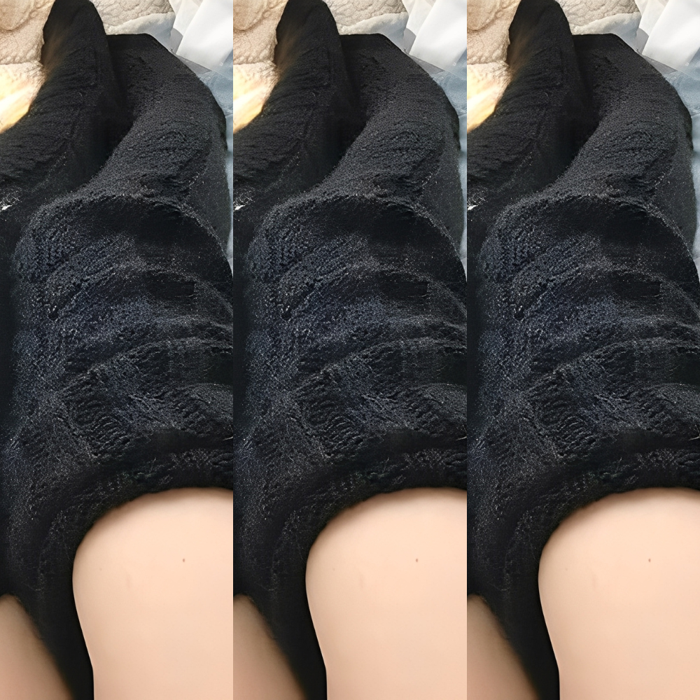 Hailee - Kuschelige, warme, gestrickte Overknee-Socken für Damen