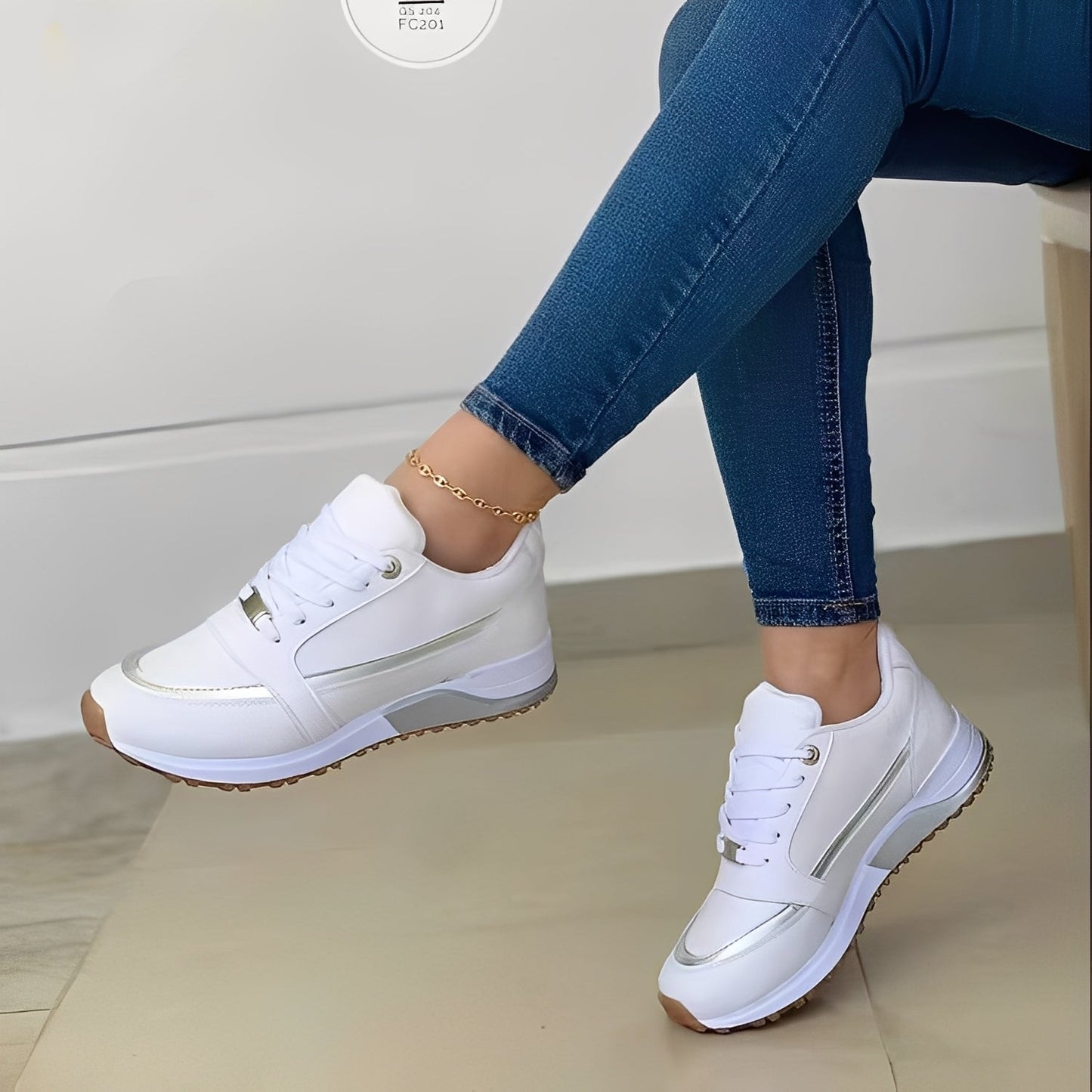 Xanthia - Moderne flache Turnschuhe für Frauen