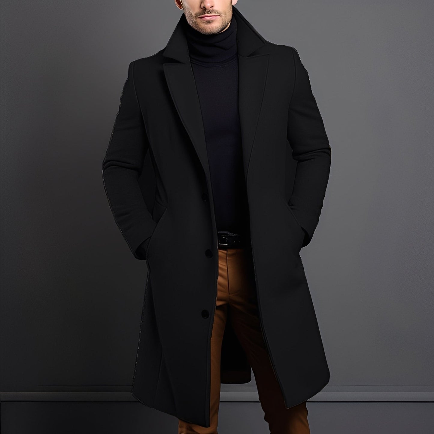 Clifton - Stilvoller Woll-Trenchcoat für Herren
