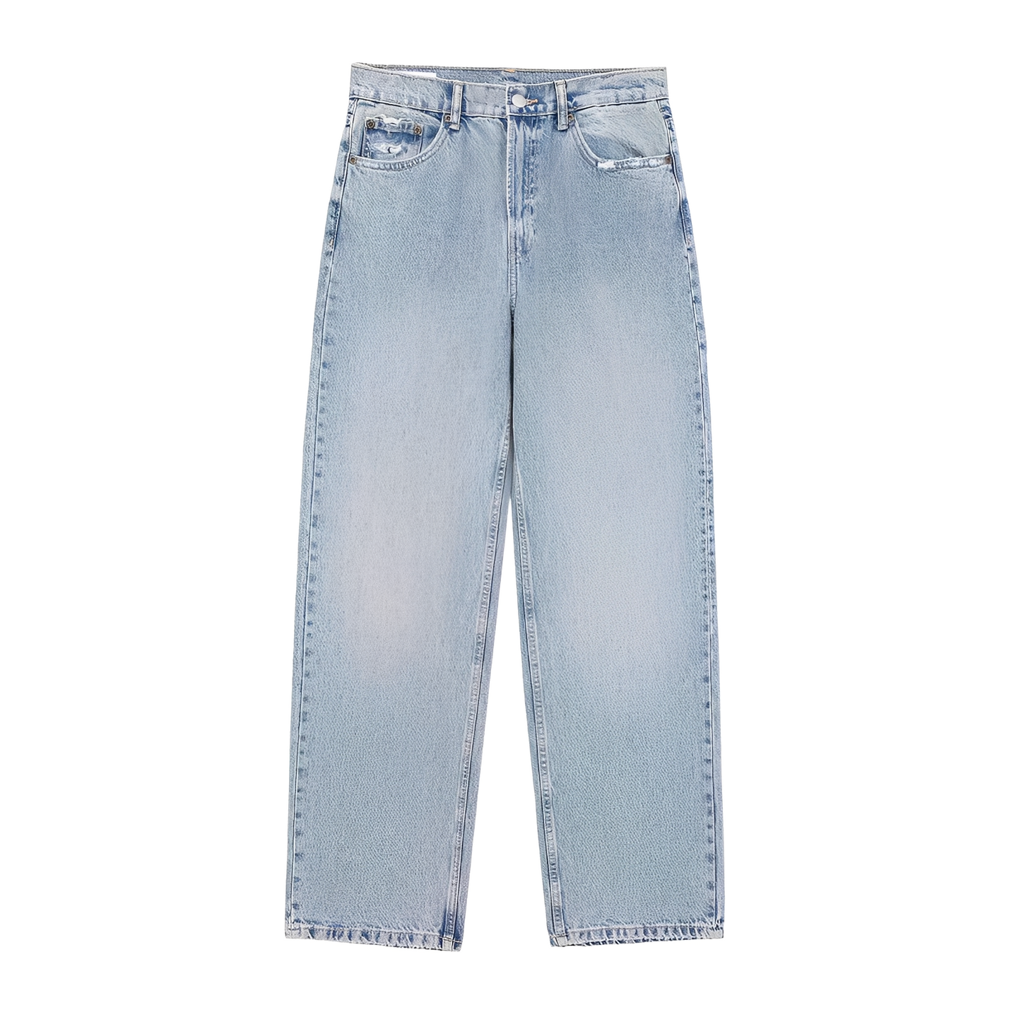 Lillian - Bequeme hoch taillierte Damenjeans mit Rissen