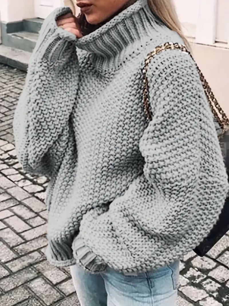 Vale – Rollkragenpullover einfarbig
