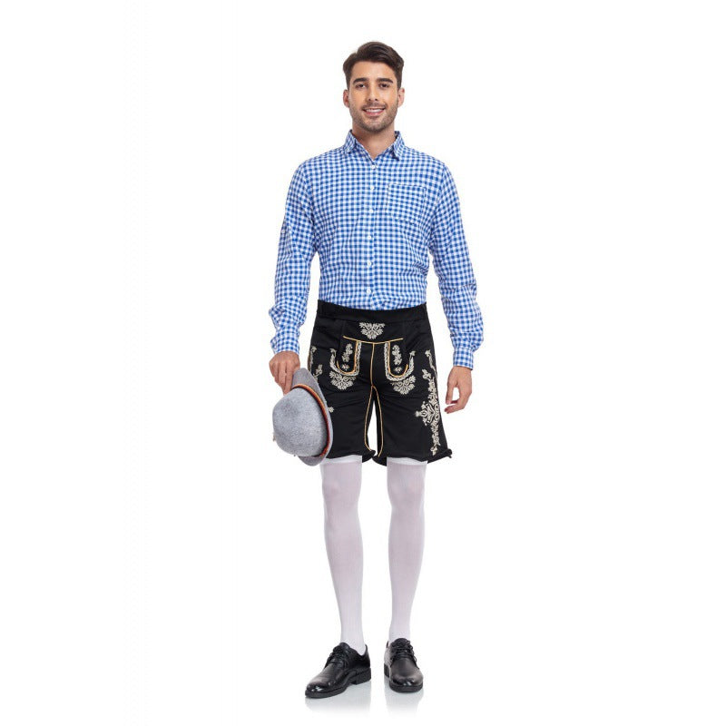 Jaxson - Traditionelles kariertes Oktoberfest-Hemd für Herren
