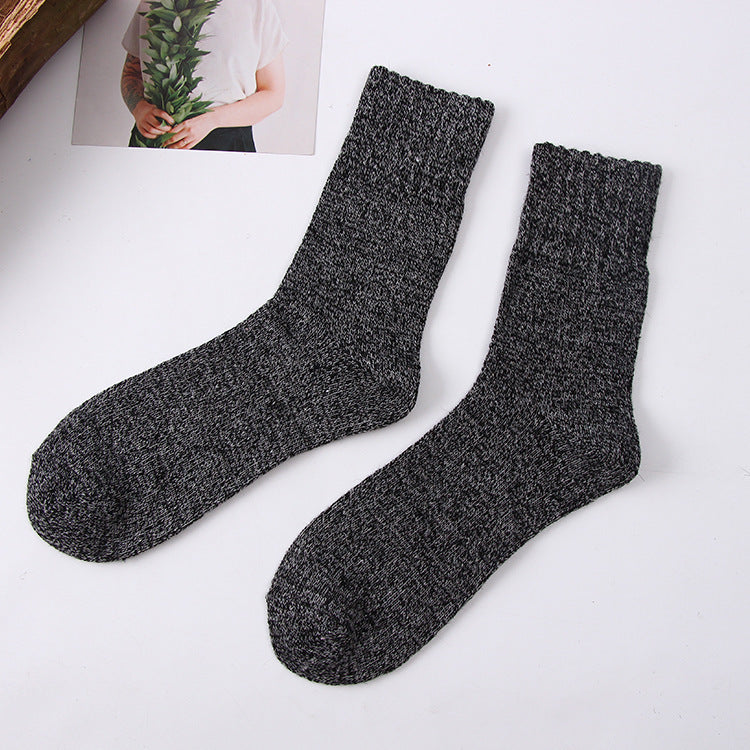 Jason - Kuschelig warme Wollsocken aus Frottee für Männer im Winter