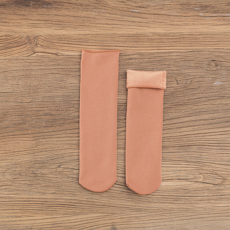 Gloria - Flauschige Samt-Wintersocken für Damen