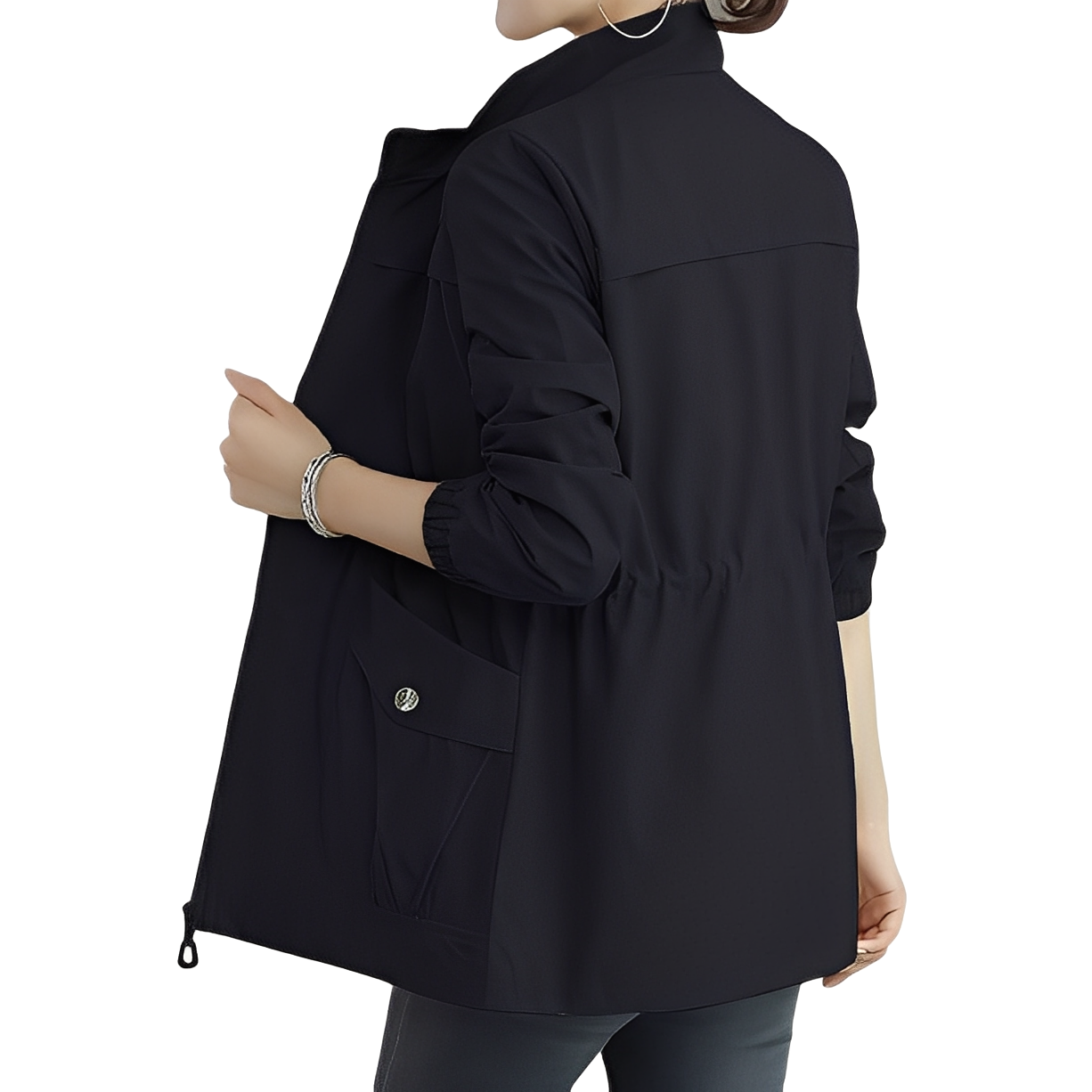 Gwenda - Modejacke für Damen mit verstellbarer Taille