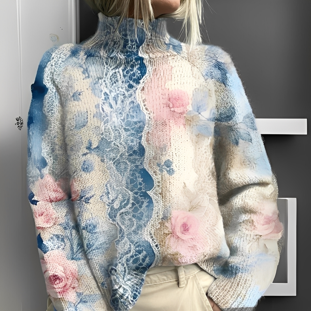 Olivia - Komfortabler Damen-Rollkragenpullover