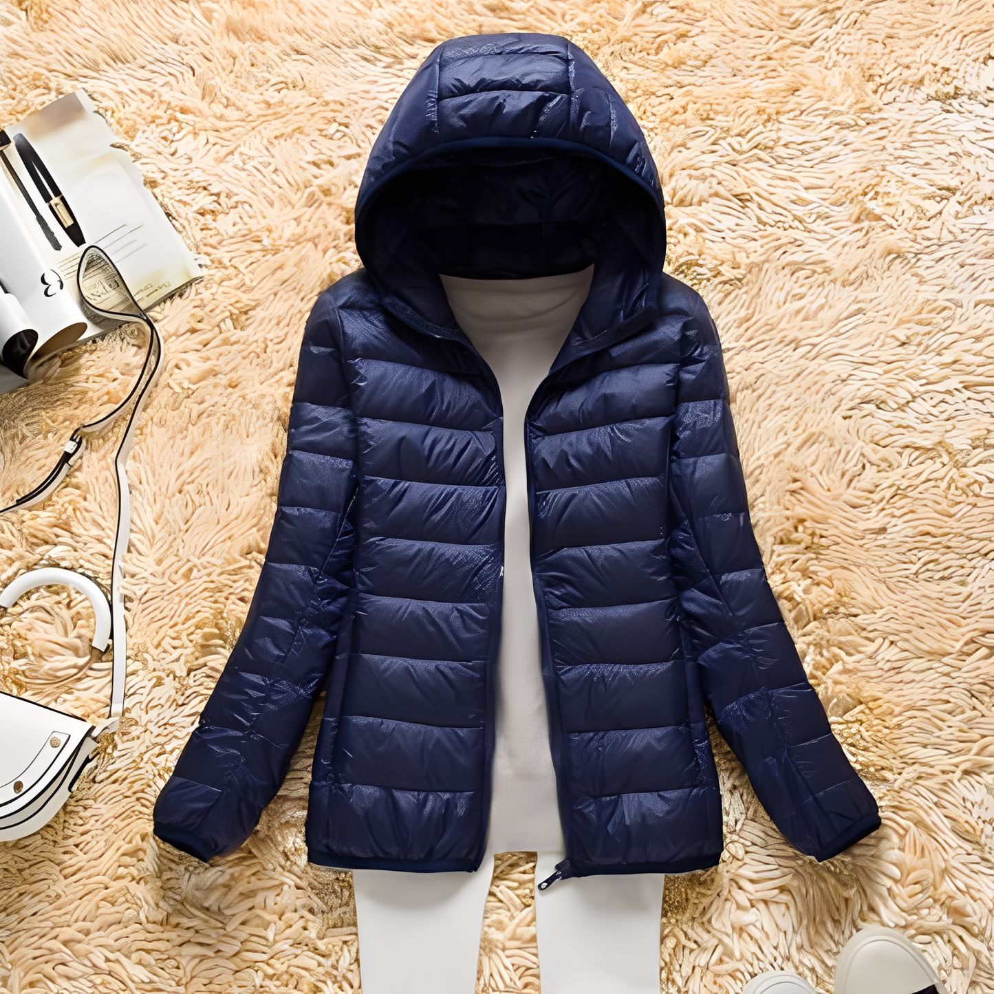 Lyndsay - Bequeme, eng geschnittene Damen-Daunenjacke