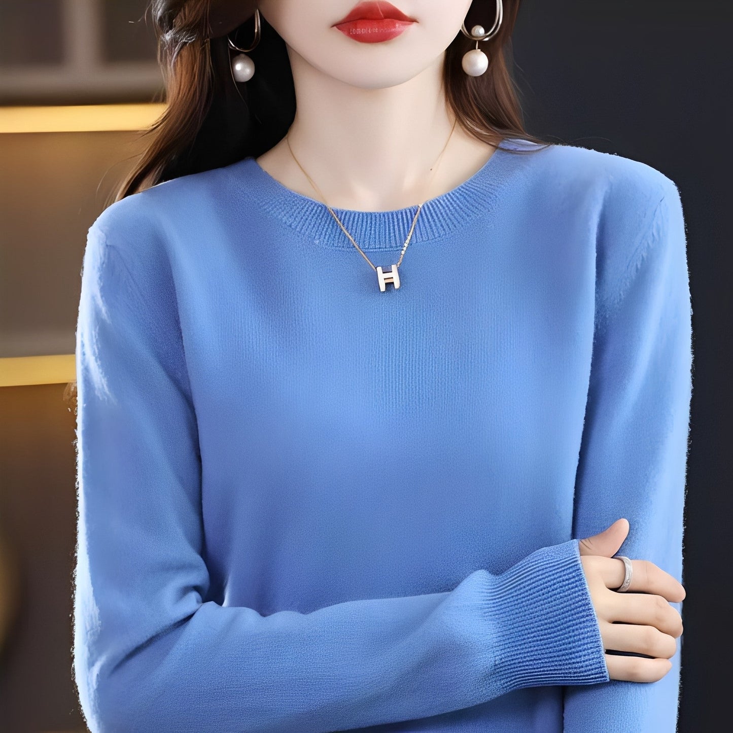 Julia - Schicker, figurbetonter Damen-Wollpullover