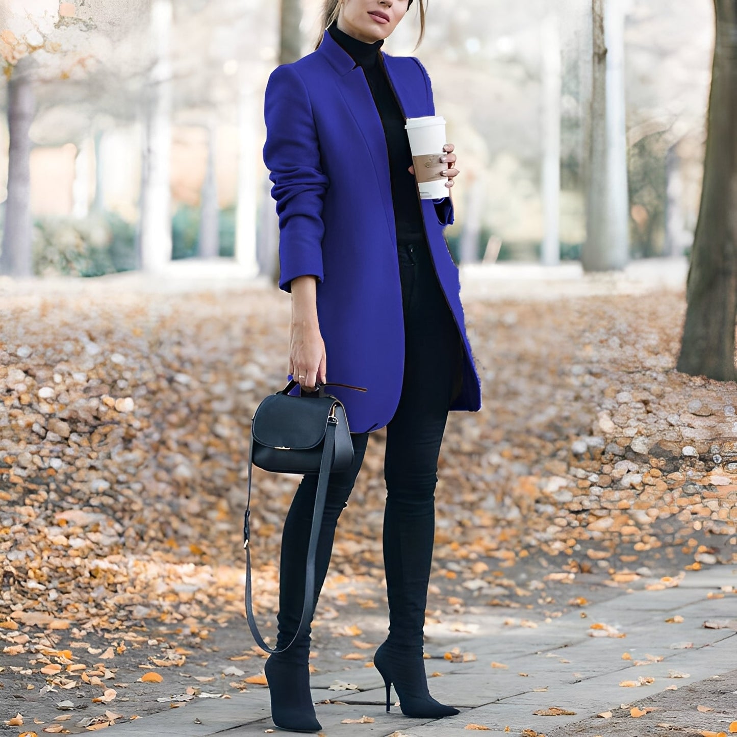 Jazmin - Bequemer, bunter Wollblazer für Damen
