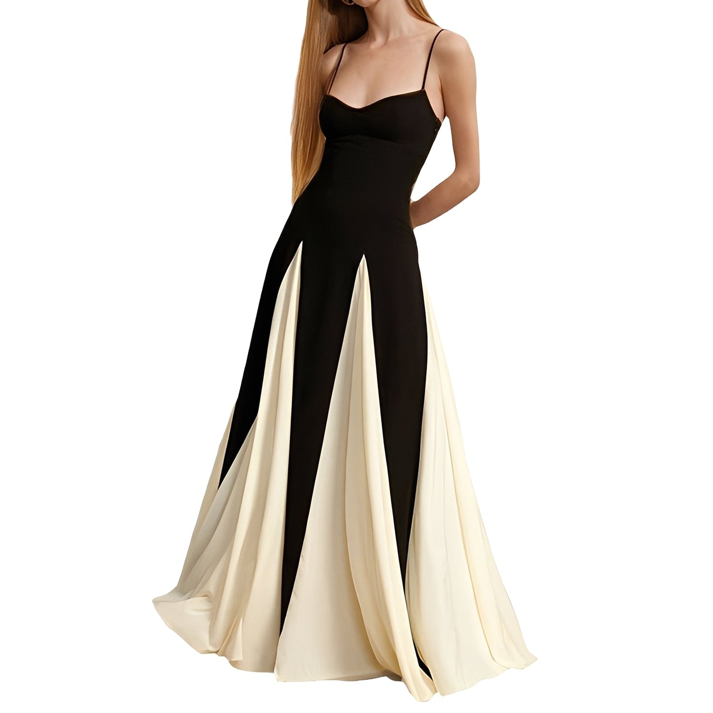 Charisse - Stilvolles Damenkleid in verschiedenen Farben mit weitem Rock