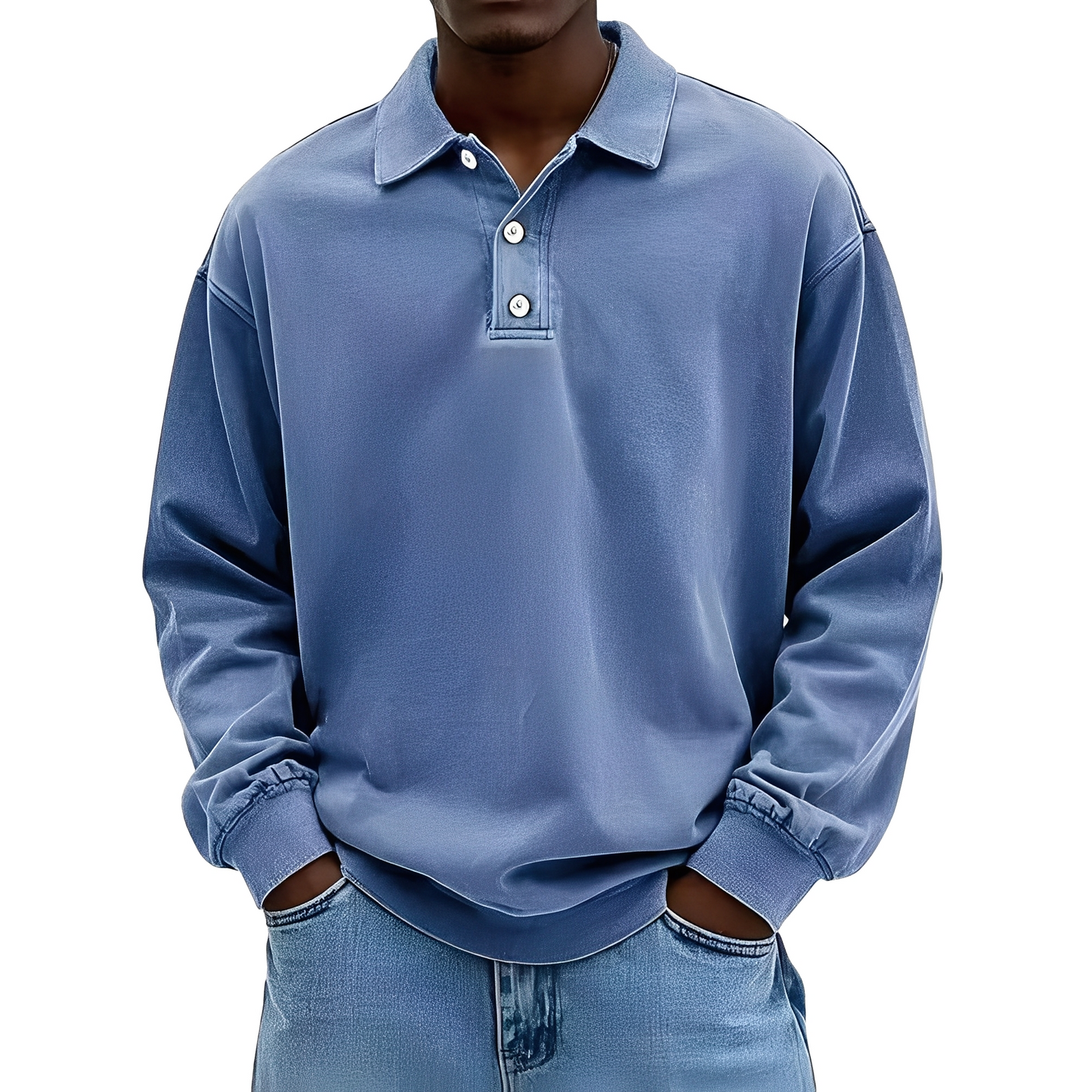 Chris - Klassisches, dickes Herren-Langarmshirt