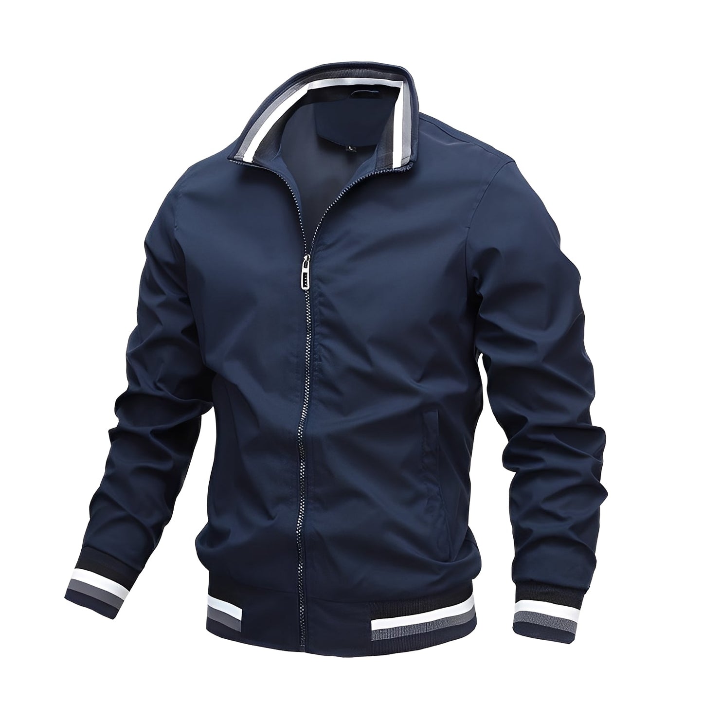 Jeremy - Coole Herren-Bomberjacke mit Streifen