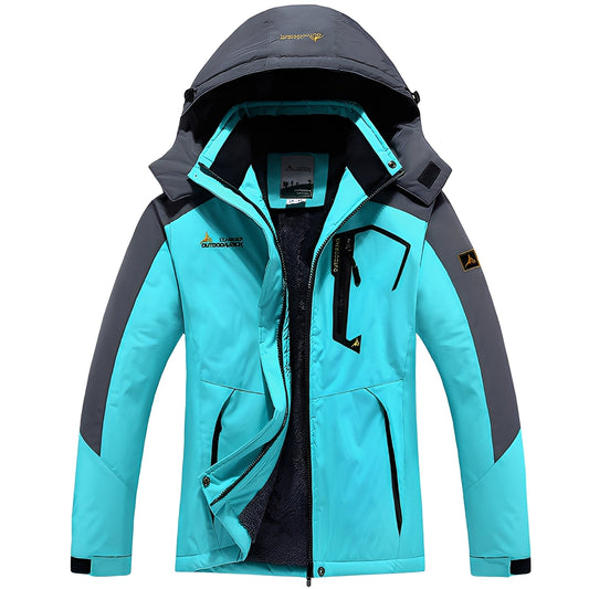 Heather - Trendige, warme Winterjacke für Damen mit Fleece-Imitat