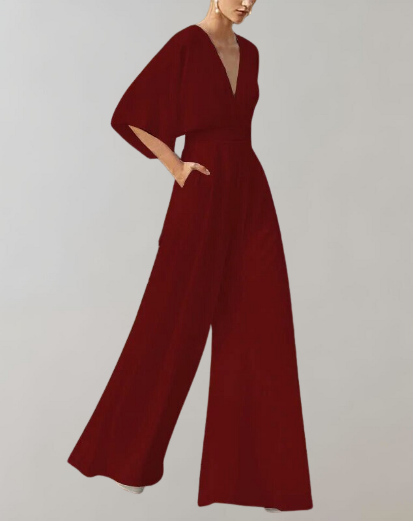 Yoko – Bequemer Jumpsuit mit weitem Bein