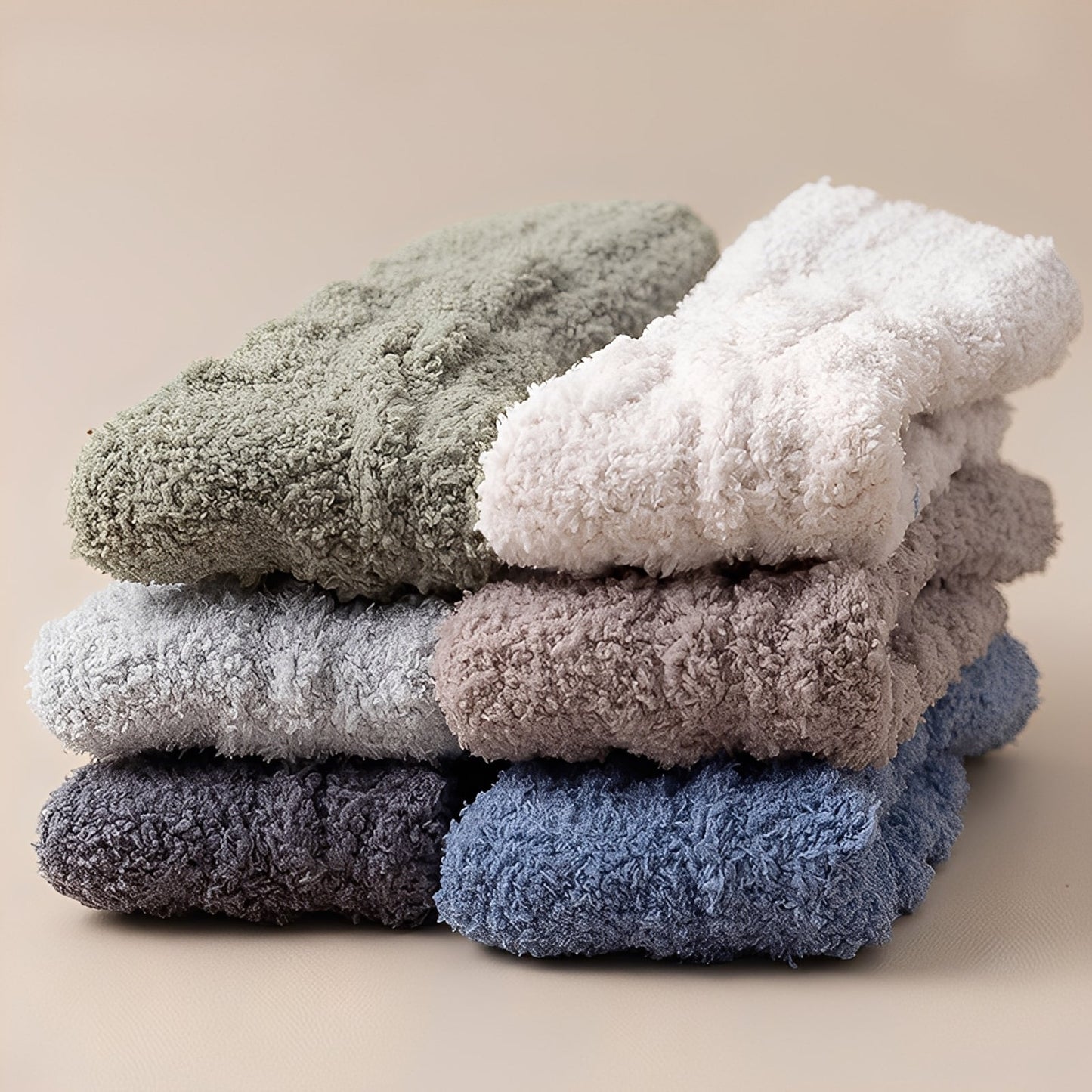 Neely - Allround Samt-Fleece-Socken für Wärme