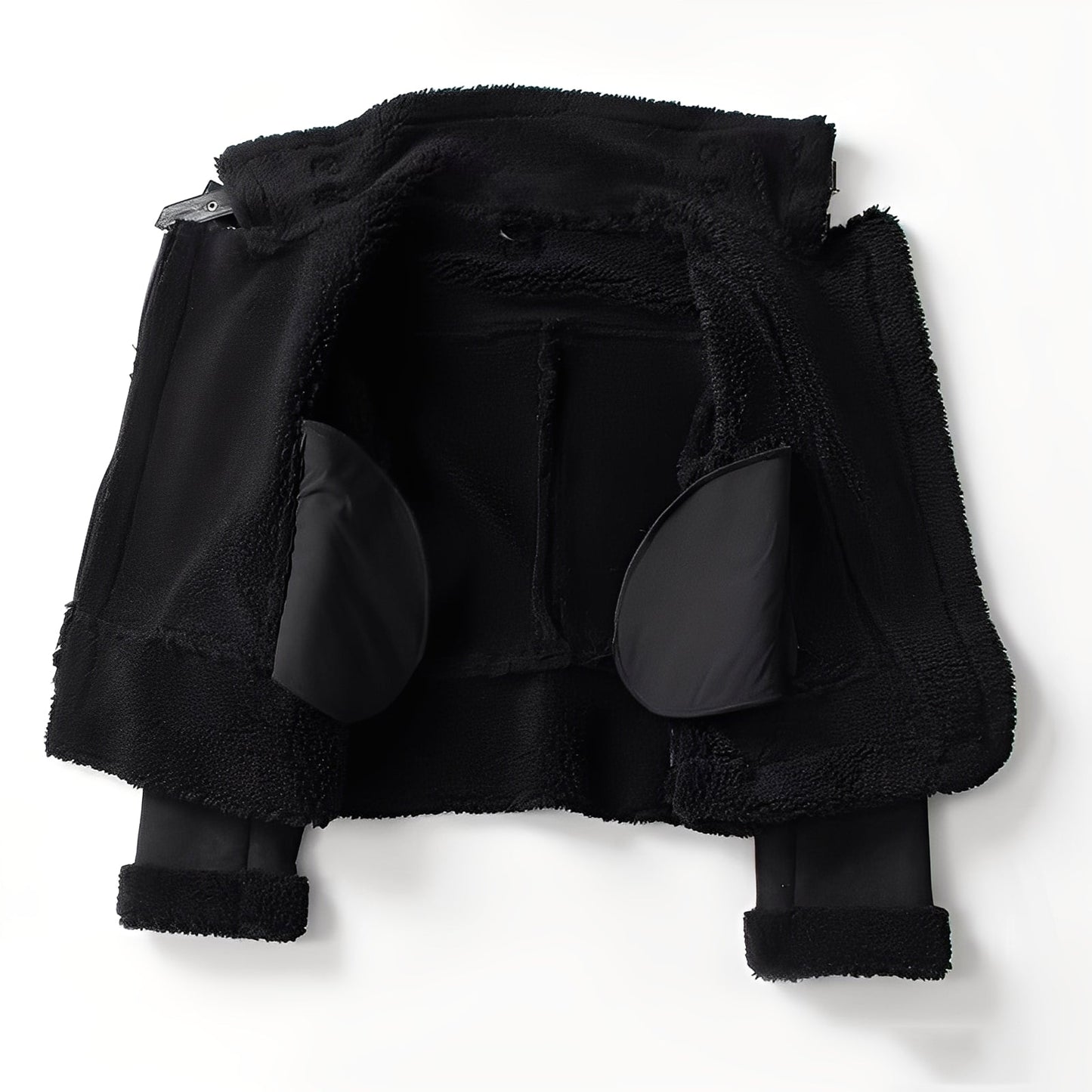 Yasmine - Warme Damen-Bikerjacke mit Schaffell