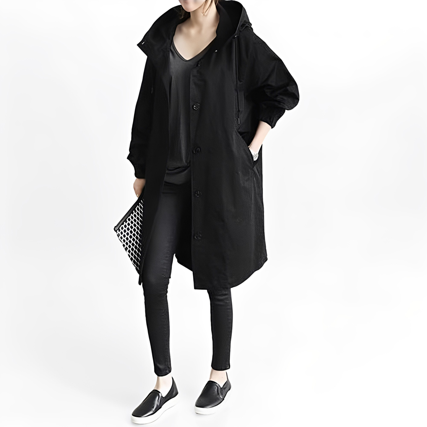 Giselle - Wasserfeste Regenjacke mit Kapuze für Damen