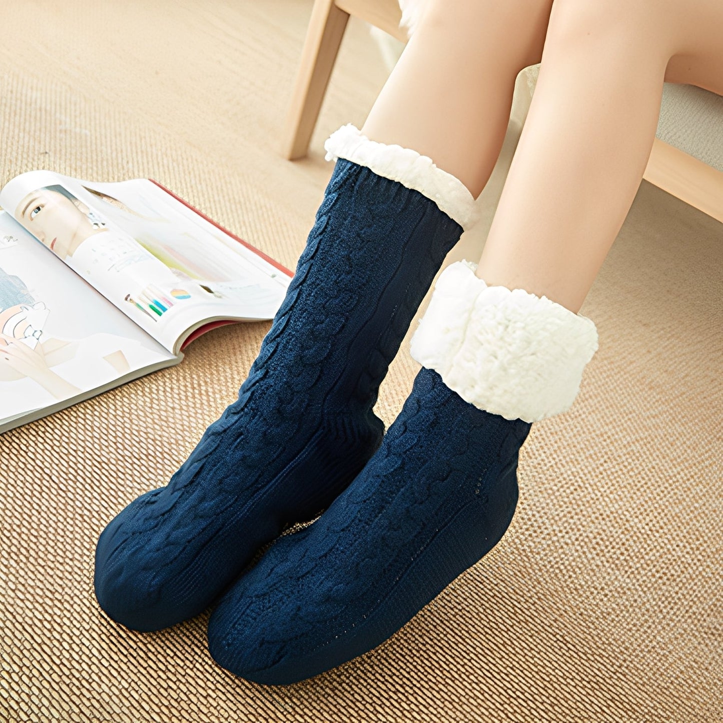 Jessica - Kuschelige Winter-Plüschsocken für Damen und Herren