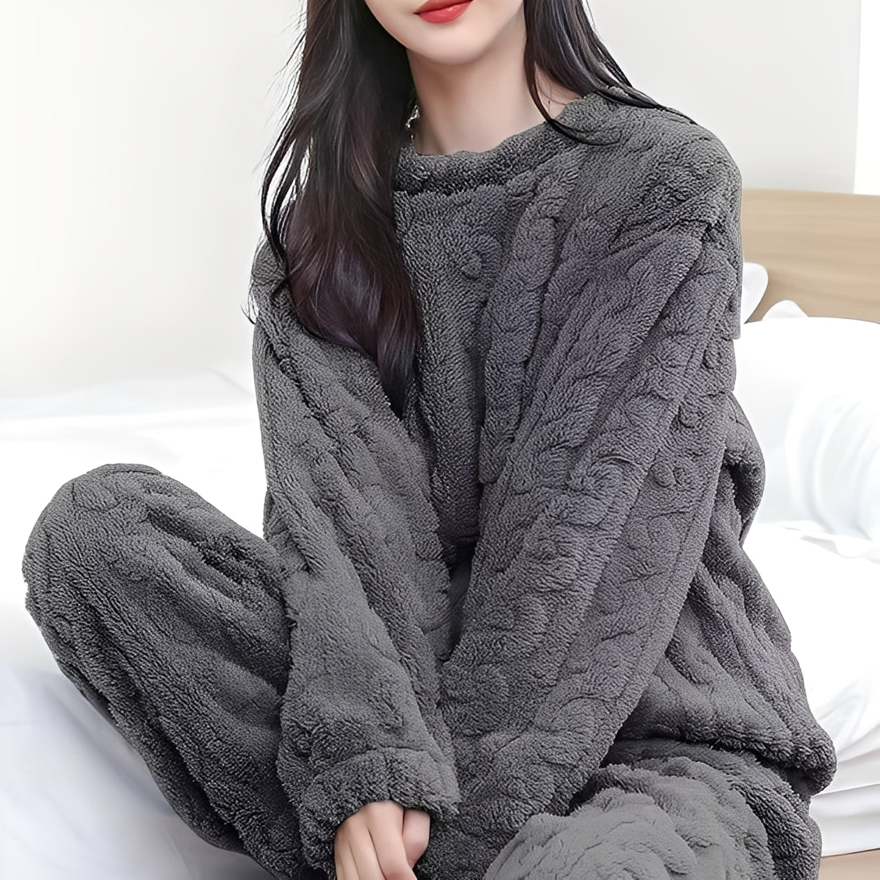 Kilie - Angenehmes, warmes Fleece-Set für Damen